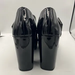 Madden Girl Ursulla black patent leather mary jane platform shoes Size 7.5M thumbnail 9