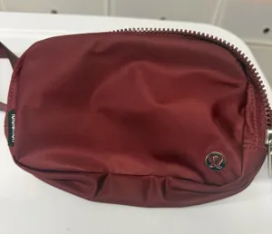 Lululemon Burgundy Belt Bag thumbnail 1