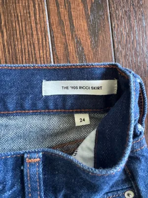 Aritzia denim forum mini skirt thumbnail 5