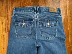 American Eagle Low-Rise Jeans Flare Stretch thumbnail 4