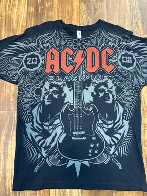 AC/DC black ice tour tee Size L Size L thumbnail 2