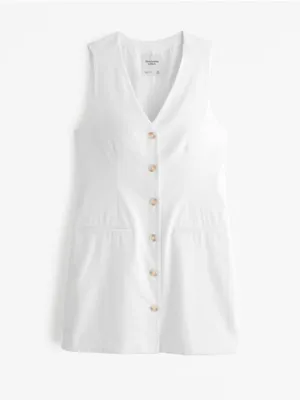 Abercrombie & fitch Mara Linen-Blend Vest Mini Dress thumbnail 5