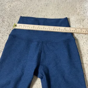 Beyond Yoga Spacedye High Waisted Midi Leggings Womens XS Blue Heathered Cropped thumbnail 5