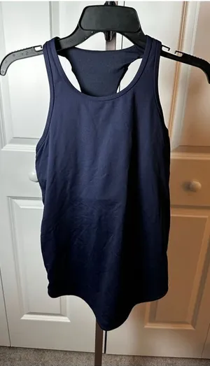 Lululemon Navy Sports Bra Tank Top S thumbnail 1