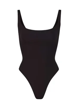 NWT Skims Fits Everybody Square Neck Bodysuit in Onyx thumbnail 3