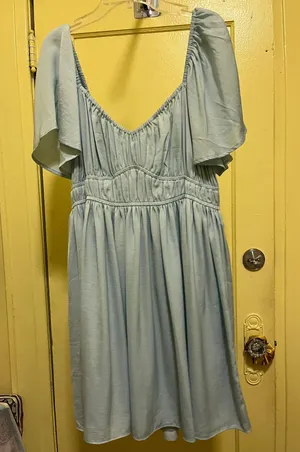 Lulus Baby Blue Dress thumbnail 2