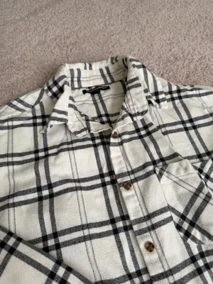 Brandy Melville Checkered Button Down Top thumbnail 3