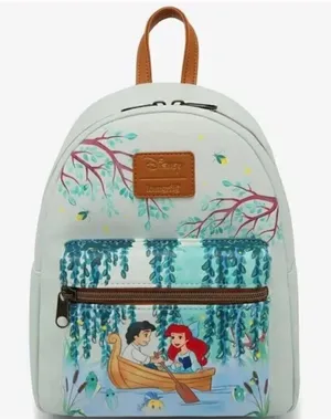 NEW Loungefly Disney Ariel and Eric The Little Mermaid Mini Backpack thumbnail 1