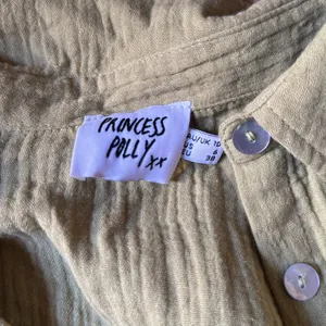 Princess Polly Light Olive green button up  Shirt thumbnail 2