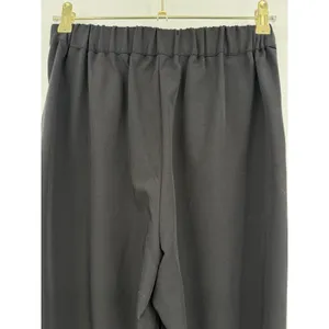 Dazy Baggie Ankle Pants Womens Large Black Pleated Front Minimalist Basic Slacks thumbnail 4