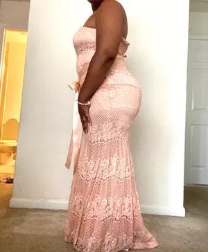 Betsy and Adam Vintage Draped Dress thumbnail 5