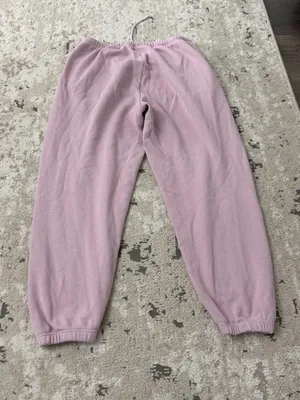 Skims Pink Sweatpant Joggers Size Large thumbnail 2