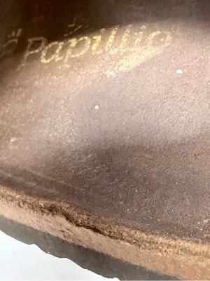 Papillio Birkenstock Pink Purple Paisley Thong Sandals Cork EU 41 US 10 thumbnail 7