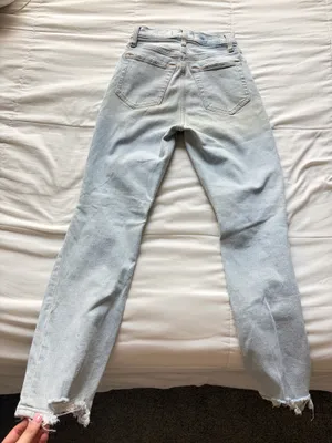 Abercrombie and fitch ankle straight high rise thumbnail 4