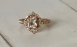 Rose Gold Ring, Size 8 thumbnail 1