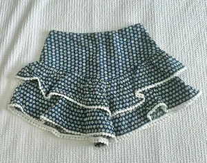 En Saison Sivan Mini ruffle skirt summer daisy print thumbnail 1