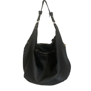 Madison West Black Vegan Leather Shoulder Bag thumbnail 2
