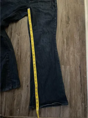 Mossimo y2k 2000s flared bell bottom jeans Women's Sz 12 Blue thumbnail 4