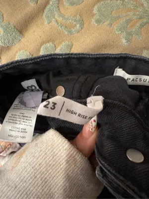 PacSun Black Jean Shorts thumbnail 3