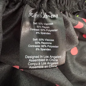 For Love‎ & Lemons Wilson Print Dress Small Black Floral Polka Dot Ruched Mini thumbnail 14