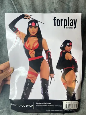 Foreplay Ninja Halloween Costume thumbnail 1