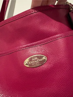 Coach Crossgrain Leather convertible‎ Pocket Tote F34497 Cranberry thumbnail 7