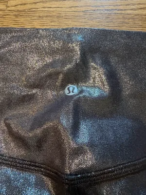 Lululemon Align High Rise Crop 21” Radiate Foil French Press thumbnail 7