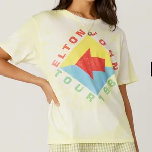 Daydreamer Womens Small Elton John sold out 1980 CA tour boyfriend tee-TINY DEFECT thumbnail 1