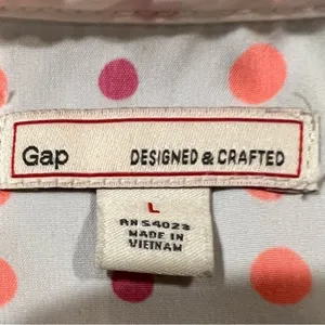 Gap women's multi color polka dot tunic top Size Large thumbnail 4