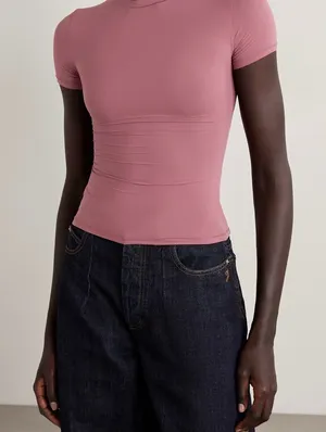 SKIMS (G13) NWT Fits Everybody T-shirt - BEET NWT XS thumbnail 1