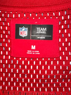 NFL Tampa Bay Buccaneers Lace-Up Football Tee - Red & Dark Gray thumbnail 3