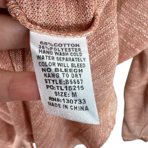 Umgee NWT Mauve Lightweight Long Sleeve Semi-Sheer Flowy Knit Blouse‎ Size M thumbnail 4