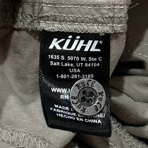 Kuhl‎ Kontra Beige Nylon Hiking Outdoor Camping Cargo Gorpcore Shorts Size 10 thumbnail 7
