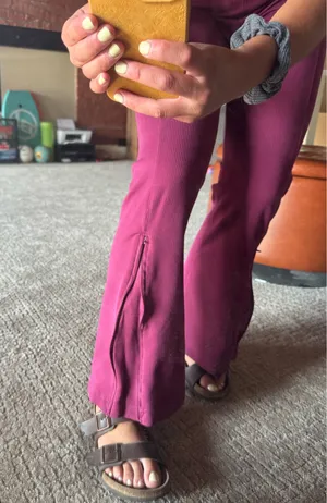Lululemon Ankle Zip Ribbed Flare Leggings thumbnail 4