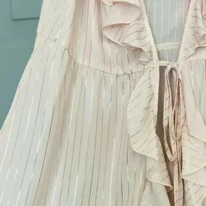 Victoria's Secret raffle kimono soft pink and rose gold color NNT BEAUTIFUL IN PERSON thumbnail 7