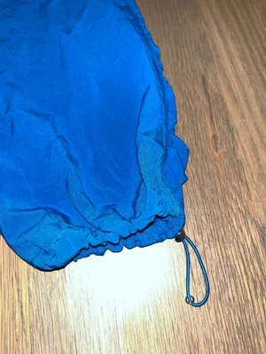 Chico’s Zenergy Blue Ruched Hem Jogger Pants Size 4 Chico’s 0 thumbnail 3