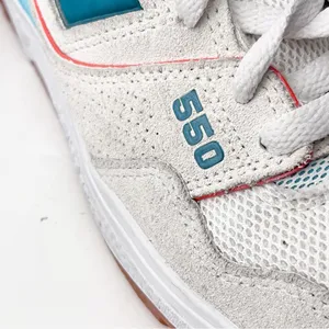 NEW BALANCE 550 Sea Salt Verdigris Speckled Soles Sneakers 8.5 Ortholite Comfort thumbnail 13