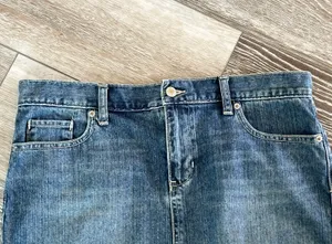 Old Navy Sz 8 Way Too Cute Blue Jean Mini Skirt thumbnail 3