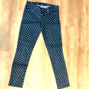J Crew Toothpick Ankle Skinny Polka Dot Jeans Sz 25 thumbnail 5