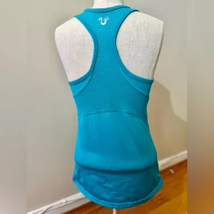 Disney Parks Athletic Performance Racerback Mesh Tank Top Teal Size S thumbnail 2