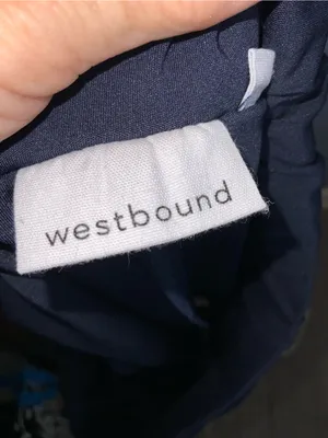 Westbound Navy Pull‑Tie Skort With Pockets Large thumbnail 8