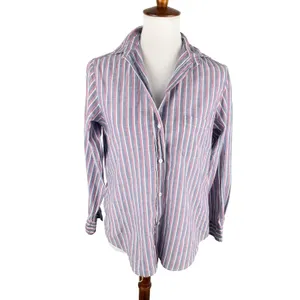 Grayson The Hero Striped Button Down Shirt Cotton Blue Red Size 01 Small thumbnail 2