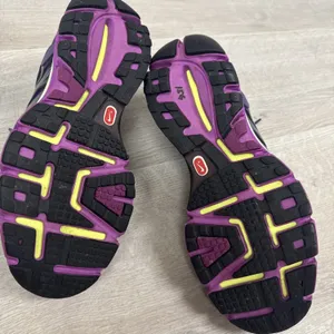 Nike LunarGlide+ 2 Women’s 8 Purple Black Flywire Shoes 407647-500 thumbnail 7