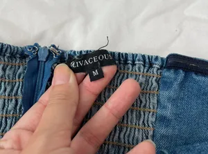 Ruby and Jenna - Olivaceous Denim Romper thumbnail 11