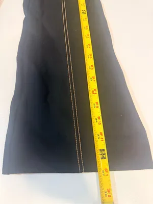 Anthropologie Black Flare Jeans with Contrast Stitching thumbnail 4