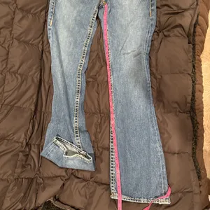 Y2K True Religion Womens Size 31 Bootcut Flare Jeans Blue thumbnail 14
