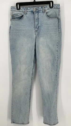 Frye Womens High Rise Straight Leg Light Wash Denim Jeans Size 10/30 thumbnail 1