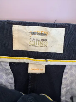 J.Crew Favorite Fit Navy Chino Capri Pants Womens‎ Size 8 Cotton thumbnail 2
