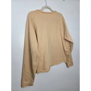 Polished Prints Butter Yellow Sweatshirt 100% Cotton Crewneck Clean Girl XL thumbnail 8