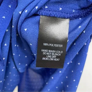 Lulus Blue Polka Dot Spaghetti Strap Casual Slip Dress Womens S Midi Coquette thumbnail 7